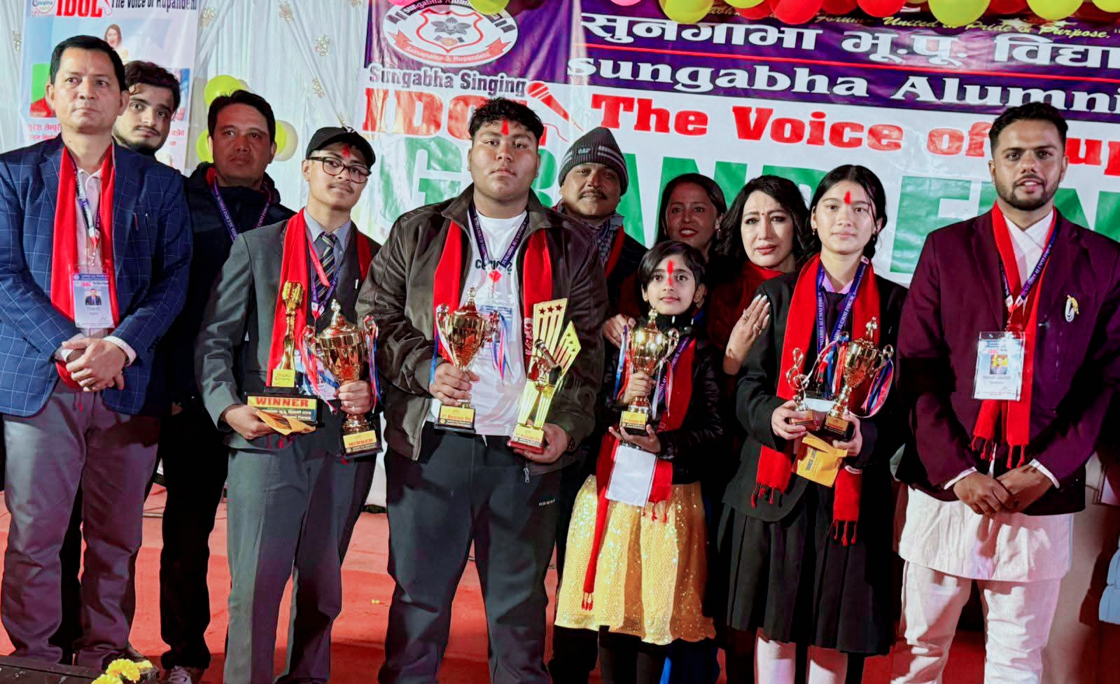 सकार शाहीले जिते सुनगाभा सिङ्गिङ आइडलको उपाधि